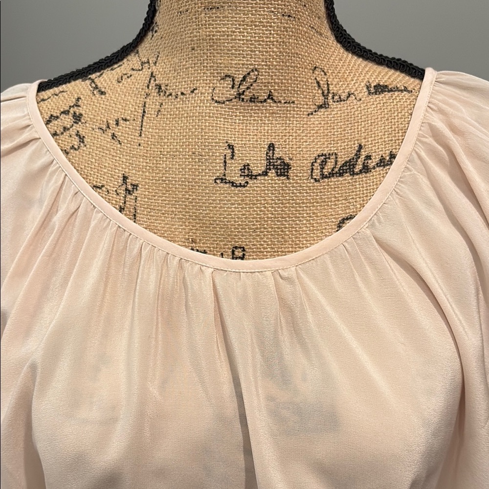 Pink Ruched Relaxed Blouse - Picture 2 of 13